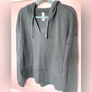 NWT Bally olive green hoodie sweatshirt lightweight XL
